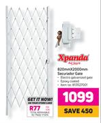 Xpanda 820mm x 2000mm Securador Gate