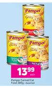 Pamper Canned Cat Food Assorted-385g Each