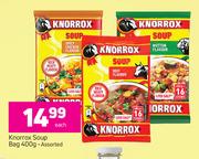 Knorrox Soup Bag Assorted-400g Each
