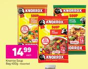 Knorrox Soup Bag Assorted-400g Each