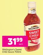 Wellingtons Sweet Chilli Sauce 700ml-Each