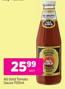 All Gold Tomato Sauce 700ml-Each