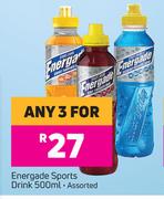 Energade Sports Drink Assorted-For Any 3 x 500ml