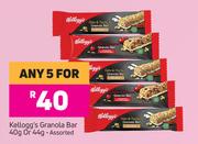 Kellogg's Granola Bar Assorted-For Any 5 x 40g Or 44g