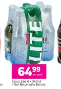 Castle Lite-6 x 340ml Per Pack
