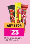 Nestle Chocolate Bars Assorted-For Any 3 x 40g-56g