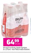 Brutal Fruit Ruby Apple Spritzer-6 x 275ml Per Pack