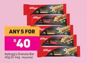 Kellogg's Granola Bar Assorted-For Any 5 x 40g Or 44g