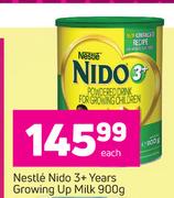 Nestle Nido 3+ Years Growing Up Milk-900g Each