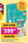 Pampers Pants Jumbo Pack Disposable Nappies-For Any 2