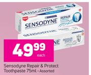 Sensodyne Repair & Protect Toothpaste Assorted-75ml Each 