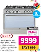 Defy 5 Burner Gas Electric Stove DGS161
