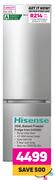 Hisense 359L Bottom Freezer Fridge (Inox) H359BI