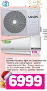 Logik 12000BTU Inverter Split Air Conditioner Unit