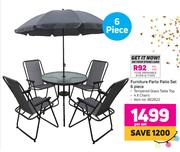 Furniture Parlo Patio Set (6 Piece)-Per Set