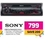 Sony USB Car Radio DSX-A110U