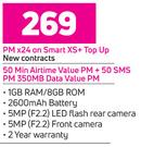 Samsung A2 Core Smartphone 4G-On Smart XS+ Top Up