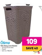 Otima 50L Daisy Linen Basket