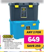 Addis 150L Rough Tote (Black Or Blue)-For Any 2