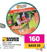 Garden Master 20m x 12mm Garden Hose With Fittings
