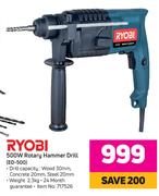 Ryobi 550W Rotary Hammer Drill ED-500