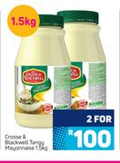Crosse & Blackwell Tangy Mayonnaise-For 2 x 1.5kg