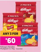 Kelloggs Noodles Multipack Assorted-For Any 3 x 5 x 70g