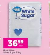 Great Value White Sugar-2.5Kg Each