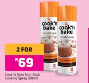 Cook n Bake Non Stick Cooking Spray-2 x 500ml
