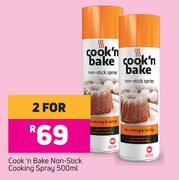 Cook n Bake Non Stick Cooking Spray-For 2 x 500ml