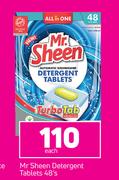 Mr Sheen Detergent Tablets-48' s Each