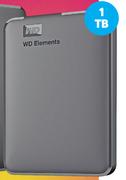 WD 1TB Elements WDBUZG0010BBK