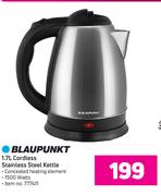 Blaupunkt 1.7Ltr Cordless Kettle (Stainless Steel)