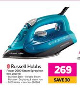 Russell Hobbs 2000W Steam Spray Iron RHI-2000TR
