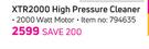 Bennett Read XTR 2000 High Pressure Cleaner