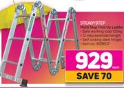 Steadystep Multi Step Fold Up Ladder-Each