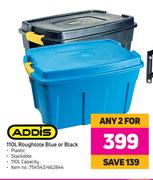 Addis 110Ltr Roughtote (Blue Or Black)-For Any 2