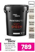 Fired Earth 20Ltr Soft Sheen-Each