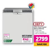 Defy 210Ltr Chest Freezer (White) DMF470