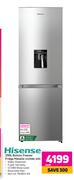 Hisense 299Ltr Bottom Freezer Fridge (Metallic) H299BI-WD