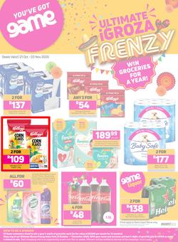 Game Western Cape Food : Ultimate iGroza Frenzy (21 October - 3 November 2020), page 1