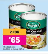 Rhodes Fruit Cocktail In Syrup-For 2 x 825g