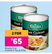 Rhodes Fruit Cocktail In Syrup-For 2 x 825g