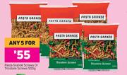 Pasta Grande Screws Or Tricolore Screws-For Any 5 x 500g