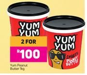 Yum Yum Peanut Butter-For 2 x 1Kg