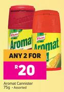 Aromat Cannister Assorted-For Any 2 x 75g