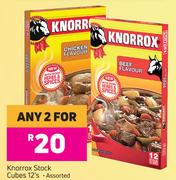 Knorrox Stock Cubes Assorted-For Any 2 x 12's Pack