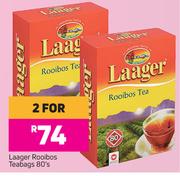 Laager Rooibos Teabags-For 2 x 80's