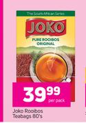 Joko Rooibos Teabags-80's Per Pack