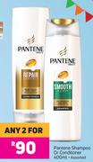 Pantene Shampoo Or Conditioner Assorted-For Any 2 x 400ml